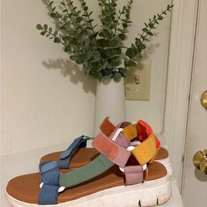 Colorful Strappy Sandals